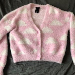 Sweet Society Pink Fluffy Cardigan XL